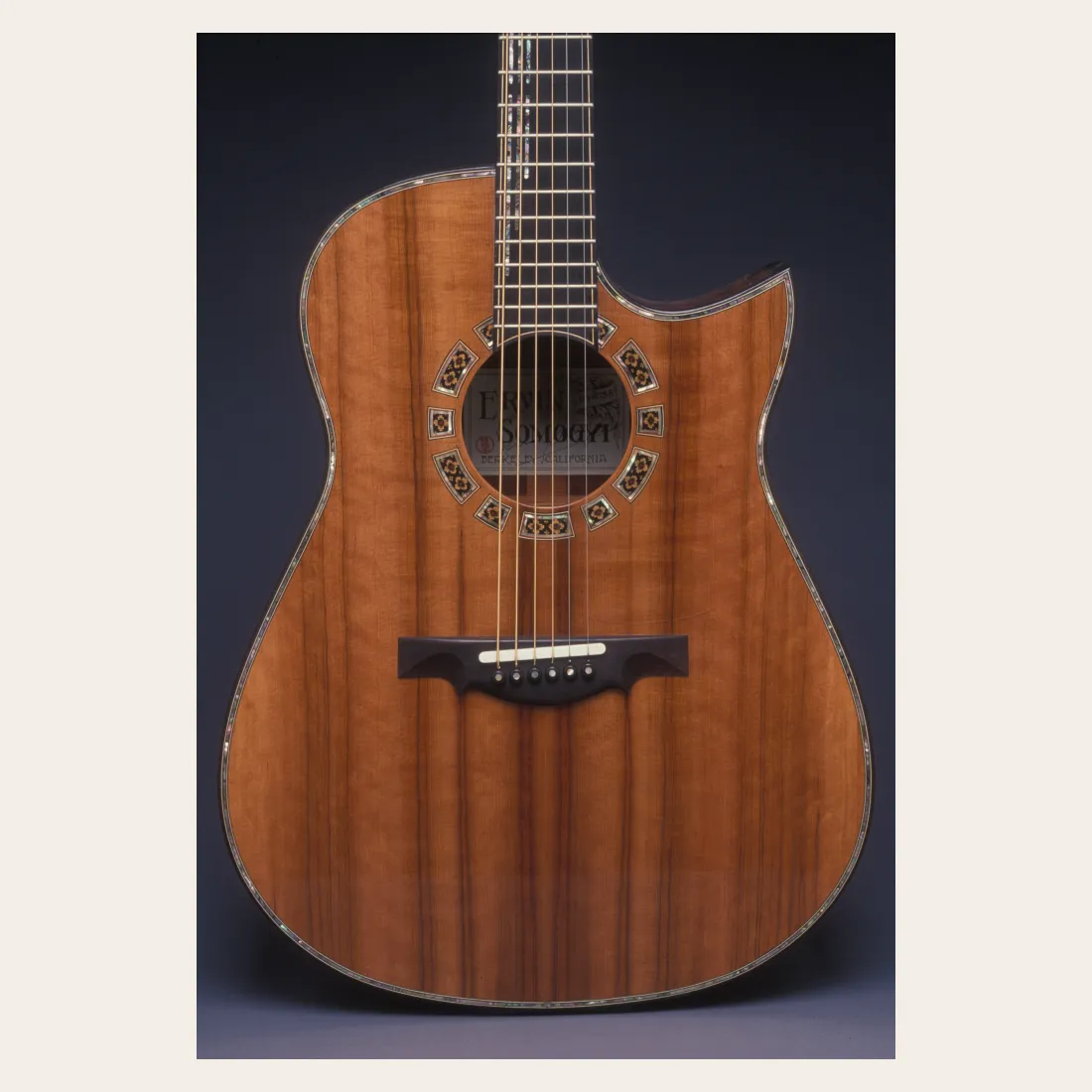 Cutaway Acoustic Guitar — Mahogany Finish